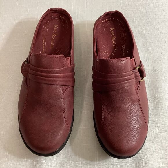 Kim Rogers Red Clogs Size 8 1/2 - Picture 1 of 9